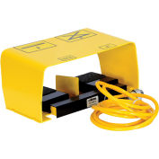 Commande de pied à deux pédales en option pour les tables de levage hydrauliques électriques portables