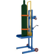 Mechanical Hand Winch Gas Cylinder Lifter - 500 Lb. Capacity
