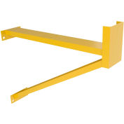 Vestil Dock Shelter Guard Post, Acier, 48"H, Jaune