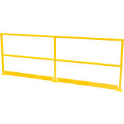 Square Steel Guard Rail With Toeboard 41-5/8"H X 122-1/2"L