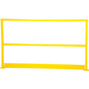 Square Steel Guard Rail With Toeboard 41-5/8"H X 74-1/2"L