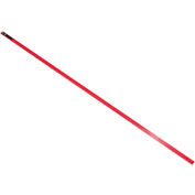 Fiberglass Pallet Wand for Strapping, 52-3/4"L x 1"W x 1/8"D, Red