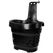 Versacart® Genplus 360° Black Plastic Rolling Basket 68 Litres