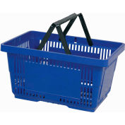 VersaCart® plastique panier 28 litres avec poignée en Nylon 206-28 L - bleu foncé, qté par paquet : 12