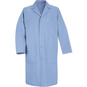 Pince-Front Lab Coat, bleu clair, Poly/coton Kap® rouge masculin, L
