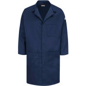 Bulwark® unisexe dissimulé blouse Front Snap, coton/Nylon, marine, L
