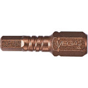 Impactech Hex 3mm Insert Bit x 1", Gunmetal Bronze, S2 Modified Steel