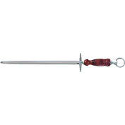 Victorinox 14 Steel Sharpener, Regular Cut, Round, Dark Wood Handle 40089