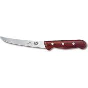 Victorinox 6 Boning Knife, Curved Blade, Wide, Semi-stiff, Rosewood Handle 40118