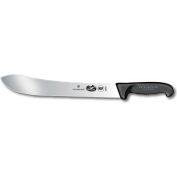 Victorinox 12 Butcher Knife, Straight Blade, Black Fibrox Handle 40531