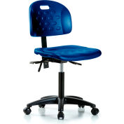 Chaise à dossier ergonomique™ Blue Ridge, polyuréthane, bleu