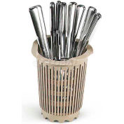 Vollrath® Traex Plastic Flatware Cylinder Storage System, 1370, 4-1/2 » Diamètre, Beige, qté par paquet : 36
