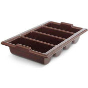 Vollrath® Traex Cutlery Box, 1375-01, Plastique, Chocolat, qté par paquet : 12