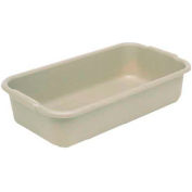 Vollrath® Traex Half Tub Only, 1390, Beige, 24 » X 24-3/8 » X 5-1/4 »
