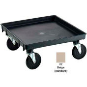 Vollrath® Traex Recycled Rack Dolly Base W/ 2 Locking Casters 1697-06-LC2 Black 450 Lb Capacity