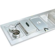 Vollrath® Adaptor Plate With Two 6-3/8" Holes - Pkg Qty 4
