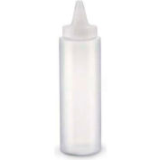 Vollrath® 2908-13, Traex Squeeze Dispenser Bottle, Clear, Twist Close Cap, 8 Oz. - Pkg Qty 12