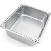 Vollrath® Super Pan V™ 30022 Acier inoxydable pleine taille 2-1/2d Pan, qté par paquet : 6