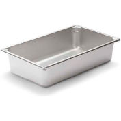 Vollrath® Super Pan V Poêle à vapeur inoxydable, 30042, 4 » Profondeur, 1/1 Taille, qté par paquet : 6