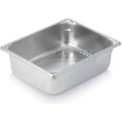 Vollrath® Super Pan V Stainless Steam Table Pan, 30242, 4" Depth, 1/2" Size - Pkg Qty 6