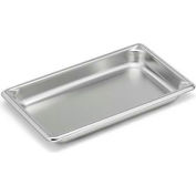 Vollrath® Super Pan V Stainless Steam Table Pan, 30412, 1-1/4" Depth, 1/4" Size - Pkg Qty 6