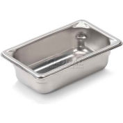 Vollrath® Super Pan V Stainless Steam Table Pan, 30922, 2" Depth, 1/9 Size - Pkg Qty 6