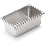 Vollrath® Super Pan V Stainless Steam Table Pan, 30942, 4" Depth, 1/9 Size - Pkg Qty 6