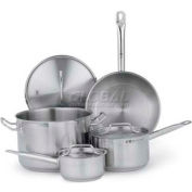 Vollrath® 3820 - Optio Deluxe Cookware Set, 2 casseroles sauce, 1 poêles à frire, avec couvertures
