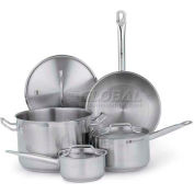 Vollrath® 3822 - Optio Deluxe Cookware Set, 7-Pieces, Stainless Steel, Induction Ready