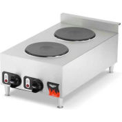 Vollrath® Electric Hot Plate, 40739, 9" Solid Burners, 24" X 24" X 26"