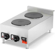 Vollrath® Hot Plate Électrique, 40739, 9 » Brûleurs solides, 24 » X 24 » X 26 »
