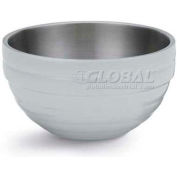 Vollrath® Double-Wall Insulated Serving Bowl, 4659050, 1.7 Quart, Pearl White - Pkg Qty 6