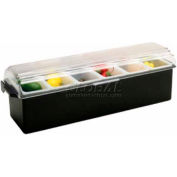 Vollrath® Traex Plastic Condiment Dispenser W/ Standard Lid, 4746-01, Brown, Pint Insert Size