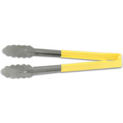 Vollrath® 9,5 » 1 Piece Utility Tong - Jaune, qté par paquet : 12
