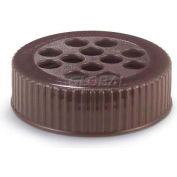 Vollrath® Traex Dripcut Dragues &Caps, 4908-01, Extra Large, Couvercle brun, qté par paquet : 12
