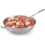 Vollrath® Miramar 12" Stir Fry Pan Without Cover, 49418, 5-3/16" Quart Capacity, Satin Finish