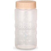 Vollrath® Traex Dripcut Dredges & Caps, 4961-1332, Medium, Clear Dredge W/ Beige Lid - Pkg Qty 12