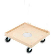 Vollrath® Rack en plastique Dolly W / Roulettes pivotantes, 52290, 20 " X 20 « , 200 Lb. Capacité