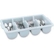 Vollrath® Traex Cutlery Box, 52651, Polyéthylène, Gris, qté par paquet : 12