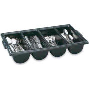 Vollrath® Traex Cutlery Box, 52653, Polyéthylène, Noir, qté par paquet : 12