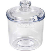 Vollrath® Dripcut Poly Condiment Jar & Lid, 528-13, Clear - Pkg Qty 12