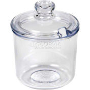 Vollrath® Dripcut Poly Condiment Jar &Lid, 528-13, Clair, qté par paquet : 12