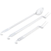 Vollrath® 21" Hooked Handle Solid Spoon - Pkg Qty 12