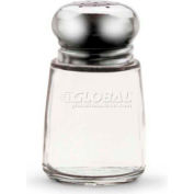 Vollrath® Traex Dripcut Traditional Salt & Pepper Shakers 602-12 Glass Jar Stainless Steel Top, qté par paquet : 12
