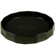 Vollrath® Traex Tuffex Beverage Coaster, 611-0606, 6" Diameter, Black - Pkg Qty 12