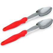 Vollrath® Solid Red Ergo Grip Spoon - Pkg Qty 12