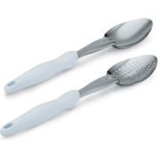 Vollrath® Perforated White Ergo Grip Spoon - Pkg Qty 12