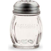 Vollrath® Traex Dripcut Cheese Shakers, 674, Round Perforated S/S Top, 6 Oz - Pkg Qty 12
