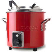 Vollrath® Retro Stock Pot Kettle Rethermalizer, 7217255, 11 Litres, Fire Engine Red Finish