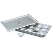 Vollrath® Egg Poacher 8 Hole Plate - Demi-taille, qté par paquet : 6